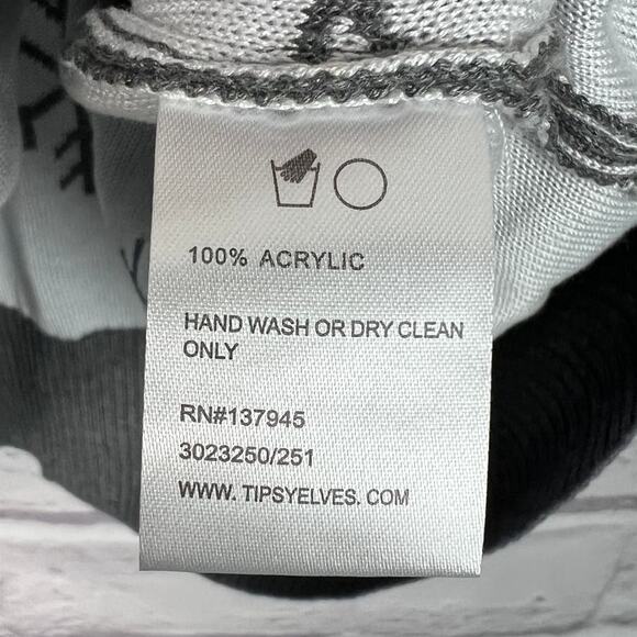 TIPSY ELVES Women's 3X Gray Sequin Snow Day Snowman Ugly Christmas Sweater NWT - Picture 8 of 9